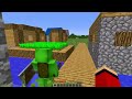 Mikey Poor vs JJ Rich Skyscraper Under The House in Minecraft (Maizen)