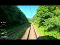 Cab Ride Košice - Poprad Tatry (Košice - Bratislava 1/3, Slovakia) train driver's view 4K