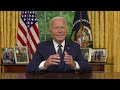 President Biden Addresses the Nation