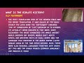 History of the Bible of the Christians (OT & NT)