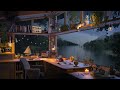 Cozy Study Room with Rain Sounds at the River House / Ambience for Studying and Relaxing