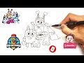 How to draw several BLUEY | Drawings for KIDS | EASY Drawing | DrawArtMAnia