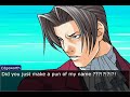[objection.lol] Phoenix uses 100% of his brain and Edgeworth gets mad