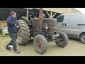 Starting a Field Marshall Tractor with a hammer and shotgun