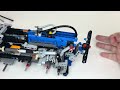 4K How to Build, Motorize, Light up Heavy Duty Tow Truck LEGO Technic 42128 Pneumatic Full RC Mod