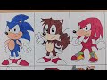 Drawing The Adventures of Sonic The Hedgehog