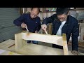 Wood Troubles Me. A Splendid Floor Table made of 200-year-old Kiso Cypress is Built[Carpenter’s DIY]