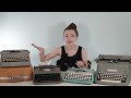 Typewriter 101: Buying Your First Typewriter (how, when, why, what kind....)