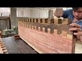 Man Transform Massive Wood into Amazing Table || Start to Finish Build Perfect Product Furniture