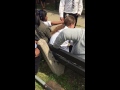 Racist white kid gets caught lacking