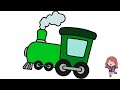 How To Draw A Train (Step By Step)