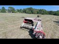 Farmall M Square Baling with IH 47 Baler