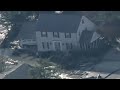 Mantoloking, NJ, Hurricane Sandy destruction aerials, filmed 10/31/12