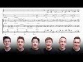 Sing along with The King's Singers: Greensleeves (arr. Bob Chilcott)