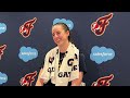 Caitlin Clark after Day 1 of WNBA training camp with Indiana Fever | Fieldhouse Files