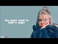 Billie Eilish - Come Out And Play ( Lyrics Video )