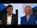 Rishi Sunak and Liz Truss clash in their first head-to-head TV debate