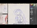 【SPEEDPAINT】Let's Draw Together ♡ EP3 | CLIP STUDIO PAINT / Draw with me
