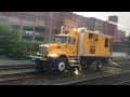 Sperry High-Rail Inspection Truck in Cleveland Ohio on Norfolk Southern