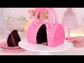 💖𝓟𝓲𝓷𝓴 and 𝓢𝓱𝓲𝓷𝔂 💖 Barbie Handbag Cake Tutorial