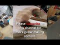 Carving a guitar neck heel transition with a PowerFile finger sander #GGBO2022