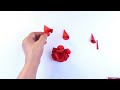 How To Make Paper Rose Easy | Beautiful Rose Flower Making Idea | DIY Beautiful Paper Rose