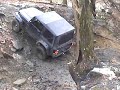 Jeep TJ Dana 35 axle break at Rausch Creek