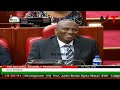 John Mbadi Delivers Emotional Speech after he was approved as Treasury CS!