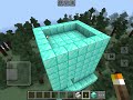 I build diamond house in my Minecraft world creative