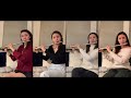 《Joy to the World 普世歡騰 arr. Trey Sims》Christmas Carols | Flute Quartet cover by Sally