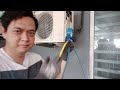 aircond service part4 (final) vacuum & topup