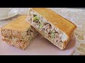 Tuna sandwich for busy weekdays! Delicious breakfast recipe