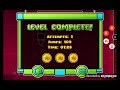 me pase otro nivel de Geometry Dash con las tres estrellas