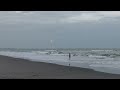 Axiom Mission 3 (AX-3) launch, clouds, waves, surfers, landing and sonic boom