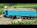 TIRE EXPLODED Truck swerved Dump Trailer Truck Hino 500 Fuso 220Ps Sand Truck TRIBAL Truck Accident