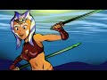 Ahsoka Tano as a mermaid (speedpaint & music only)
