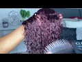 HOW TO DYE YOUR CURLY HAIR WITH OUT DAMAGING IT |RED hair tutorial | FT. Runway Riches hair