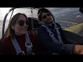 A friend's first flight on the motorglider
