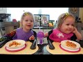 Twins try pecorino Romano cheese