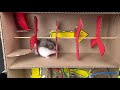 🐹 MONSTERS Hamster Maze with Traps 😱 [OBSTACLE COURSE] 😱