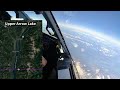 Canadian Rockies from 38,000 feet || One Hour Magnificent view of Canadian Rocky Mountains