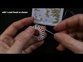 very easy pattern for DIY beaded earrings. beginner beading