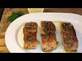 How to make Salmon Glazed with Brown butter lemon sauce