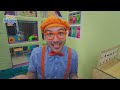 Blippi and Meekah's Obstacle Course | Blippi Painting for Kids  | Moonbug Kids - Art for Kids 🖌️