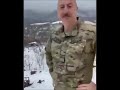 Alyev Playing a Snowball in deserted Armenian village
