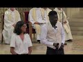 Veillée de bénédiction des athlètes olympiques à la basilique-cathédrale de Saint-Denis
