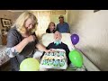 Martin McEvilly celebrating his 108th birthday in Rosscahill, Co. Galway