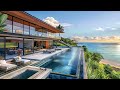 Relaxing Jazz Instrumental Music at Seaside Villa Ambience | Bossa Nova Jazz Music & Ocean Sounds