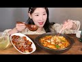 올겨울 굴에 미쳐볼란다🦪✨ 통영생굴무침 껍항정살수육 굴무침라면 먹방 Seasoned oysters [eating show] mukbang korean food