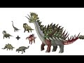 Fusing all the Dinosaur to create the final boss! | Jurassic World Fanart | Maxxive Jumpo